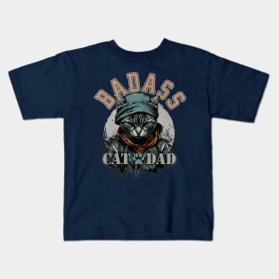 Cat dad Kids T-Shirt